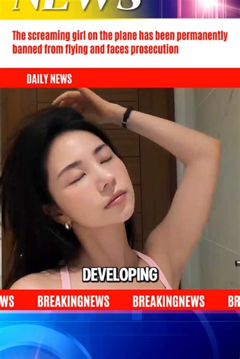 The screaming girl on the plane has been permanently banned from flying and faces prosecution.#turbulence #flightanxiety #influencerculture #businessclass #fyp