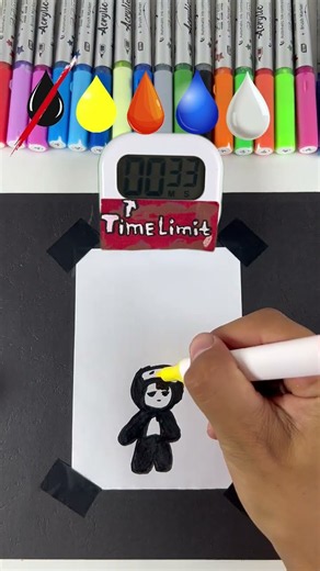 I Drew GUGU GAGA Penguin & Verity in 50 Seconds!