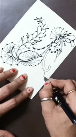 #zentangleart #zenpatterns #zen #zenitsu #pattern #art #artwork #drawing #easy #zendoodle #flowers