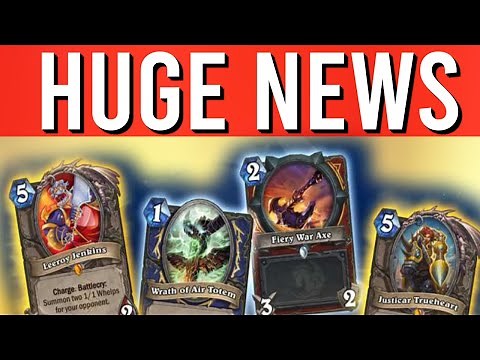 THE NEW CORE SET REVEALED - Huge Changes to Hearthstone