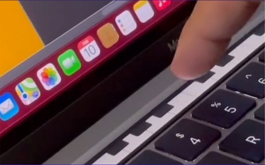 苹果笔记本MacBook pro，Touch Bar触控条的正确打开姿势，弹首钢琴曲如何？