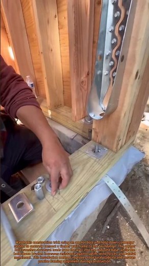 Anchor Bolt Trick | Hold-Down Connector Installation Hack #ConstructionHack #AnchorBoltTrick