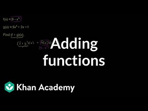 Sum of functions Video Lecture - Engineering Mathematics