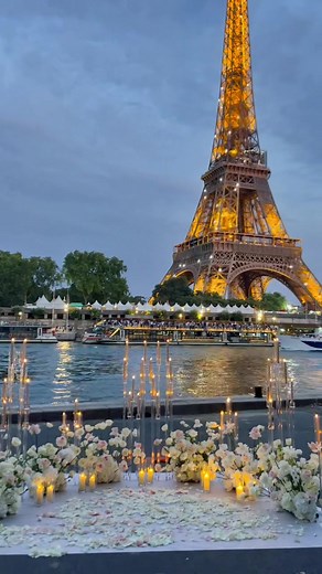 Always amazed by this shining beauty ✨ #proposal #parisproposal #demandeenmariage