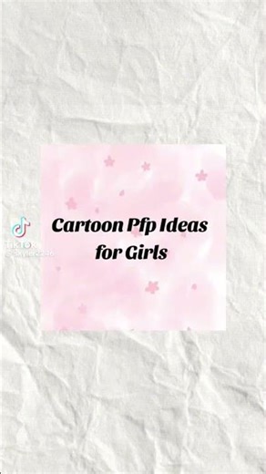 cartoon PFP ideas for girl 🎀