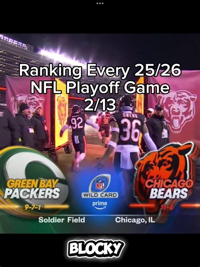 Ranking Every NFL Playoff Game: Packers vs Bears