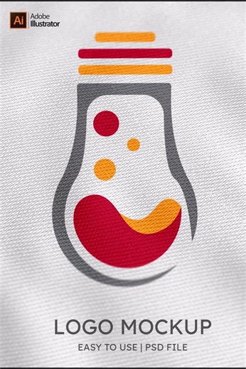 Professional Lamp Logo Design in Adobe Illustrator