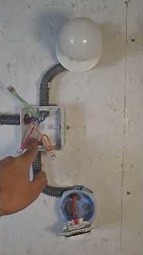 Câblage simple allumage avec boîte de dérivation #bricolage