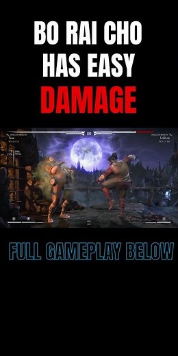 Bo Rai Cho Gets EASY Damage! | #mortalkombat #mkx #mk1 #mk11 #fightinggames #combos #shorts #fgc
