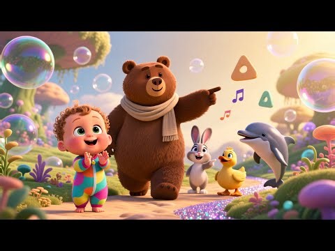 Dolphin Sings in Bubble Land 🐬🫧 Fun Music Song for Kids | Playful Learning Adventure