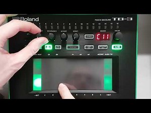Roland Aira Tb3 - How To Build Pizzicato TRANCE Melody (Basic)