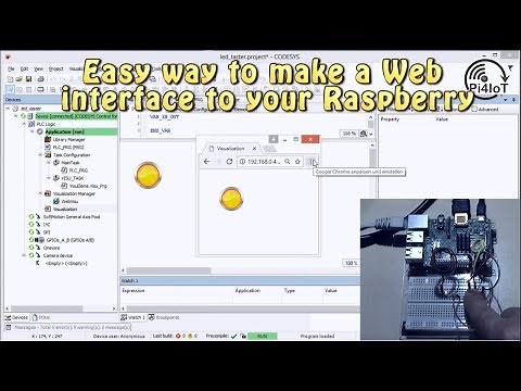 Raspberry Web interface with CODESYS