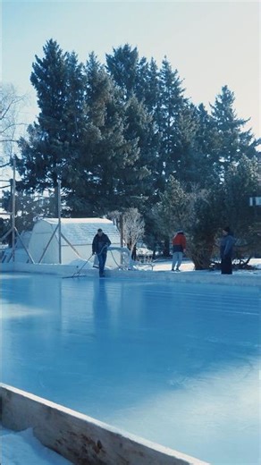 Homemade Zamboni #hockey #outdoorhockey