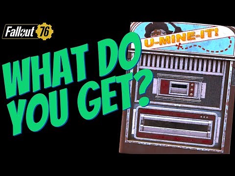 Fallout 76 - What Do You Get From U-MINE-IT! Vending Machines?