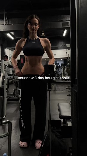 Your new hourglass program (4 day priority day split). Try a week 🆓 on Team Ascend #workoutsforwomen #hourglassworkout #workoutplan #workoutroutine #girlswholift