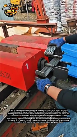 Ultimate Steel Rod Bending Machine in Action | Fast & Efficient Metal Forming