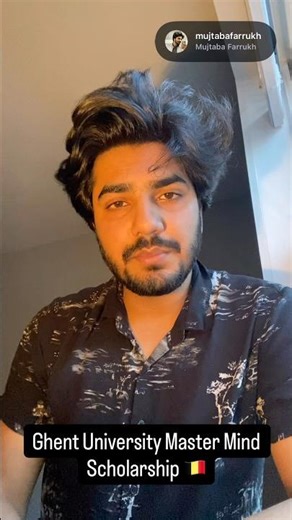 Ghent University Master Mind Scholarship 2026 – Funded Opportunity