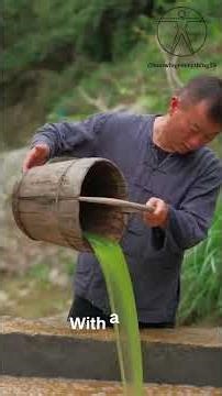 Bamboo's Journey to Paper: A Slow Craft #shorts