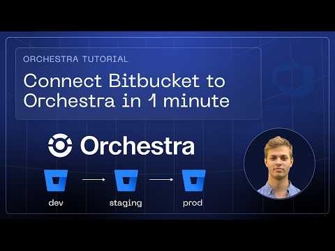 Git-backed Data Pipelines in Bitbucket in 1 MINUTE with Orchestra | Connect bitbucket instantly 💡