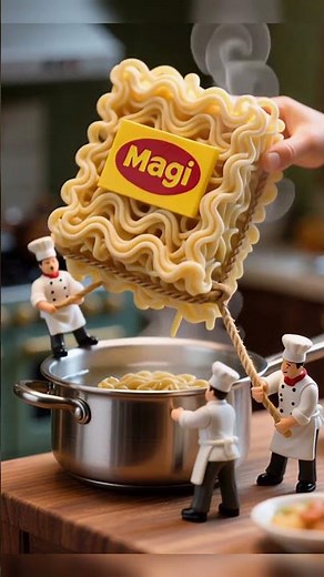 Miniature Maggi Cooking 🍜 | Tiny Kitchen Maggi Recipe | Realistic Mini Food ASMR
