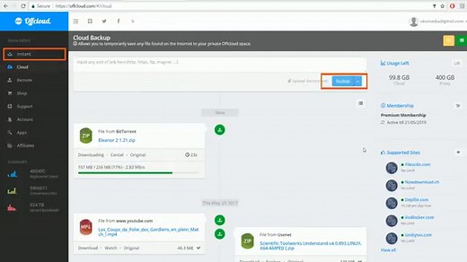 OffCloud's Cloud-Based Download Manager Is A Unique And Useful Tool