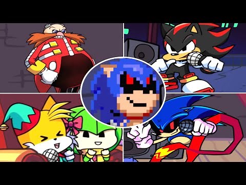 Friday Night Funkin' - V.S. Sonic.EXE's Mod FULL WEEK - FNF MODS
