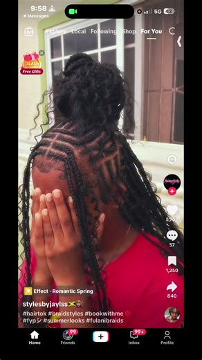 10/10 HIGHLY RECOMMEND especially for the kids 🥰 they iced my girl out . #braids #amysafricanbraidsalon . 🥰
