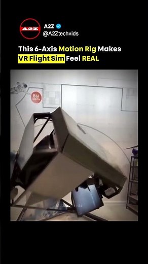 VR Flight Sim: This 6-Axis Rig Literally Tries to Throw You Out