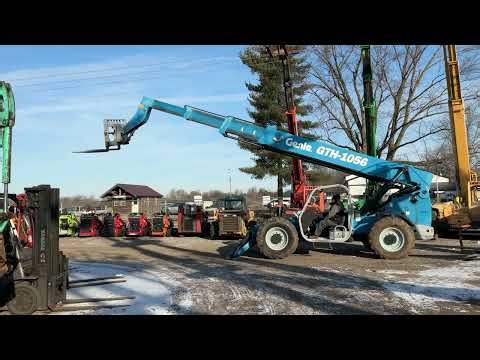 Lot 1207: 2008 Genie GTH-1056 Telehandler