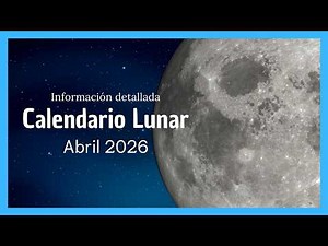 ▶️ Lunar Calendar April 2026 ✅ All Moon Phases April 2026 - Lunar Phases 2026 Video