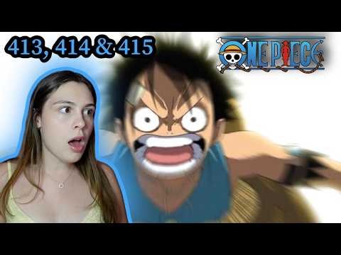 BOA HANCOCKS BACKSTORY & LUFFYS HAKI!!! FIRST TIME WATCHING *One Piece* EPISODES 413, 414 & 415!!