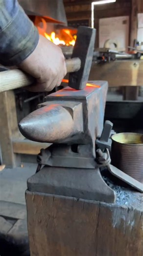 Jordan Goodwin on Instagram: "Turning the end of a steak flipper. I need to do more of these- I’m definitely out of practice. I also need to make sure they are available in both left-handed and right-handed versions on the website. Also need to make sure we have some in stock next Christmastime- along with a lot of our other small items that make good gifts. @e.sammons_and_co on the camera. . . #blacksmithing #handforged #grilling #grillutensils #grillingtools #steakflipper"