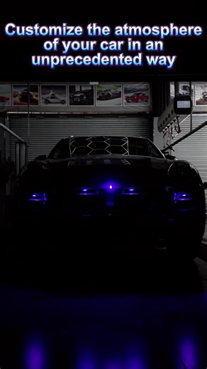 Glowing Multi-color LED Lights, Various Color changes#car #fyp #jdm #carlights