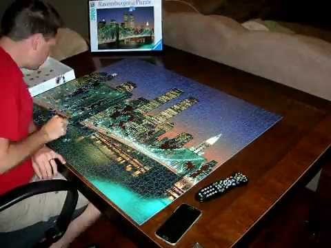 Brooklyn Bridge Puzzle (2000 Pieces) Jigsaw Time-Lapse