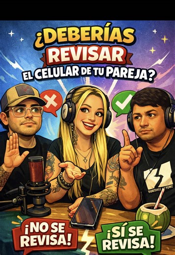 📱💔 Si no tenés nada que esconder… ¿por qué molesta que revisen tu celular? ¿Team SÍ o Team NO? 👇 El debate que início @Brian y dio que hablar. PUENTE STREAM viernes A las 23hs YouTube - kick y y TikTok Mira los capítulos anteriores por nuestro canal de YouTube. Encontra el link en destacadas #debate #streaming #parejas #revisarelcelular