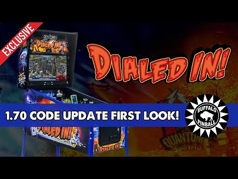 First look! Dialed In pinball 1.70 code update w/Kevin [Direct A/V]