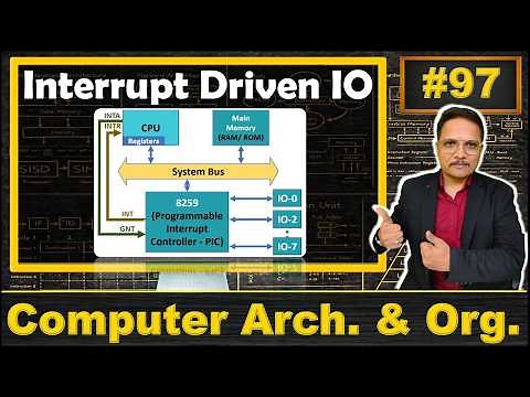 Interrupt Driven I/O: Structure and Data Transfer Process Explained | COA