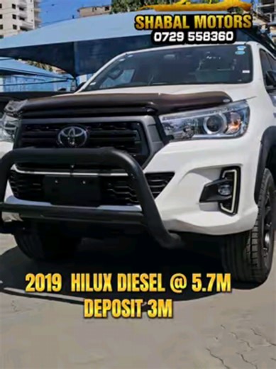 2019 Hilux Diesel for Sale – Deposit KES 3M