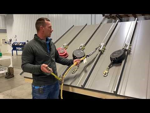 Ropes vs Retractables - Fall Protection on Metal roofs- Stay safe and get the job done