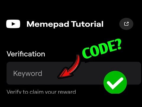 MEMEPAD TUTORIAL BLUM VIDEO CODE | MEMEPAD TUTORIAL BLUM VERIFICATION CODE