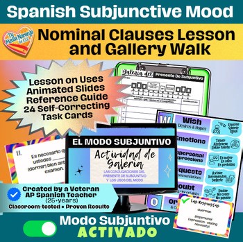 Subjuntivo | Lesson   Gallery Walk | Present Subjunctive Nominal Clauses
