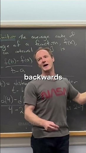 A visual example of how rate of change works