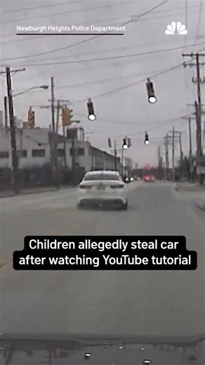 NBC New York on Instagram: "Three children were apprehended after allegedly stealing a car and leading police on a wild chase. The kids were able to swipe the car using a USB drive, after they watched a YouTube tutorial on how to do it. #viral #cars #crime"