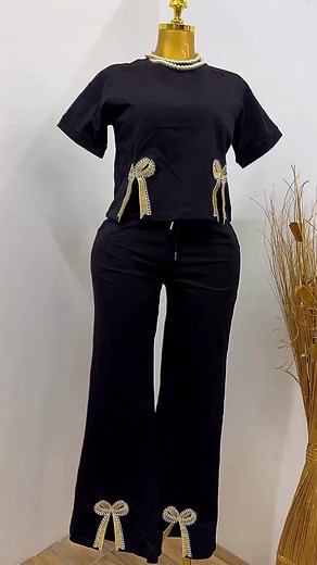 Simple doesn’t have to mean basic, it’s all in the details 🎀 Elevated Jogger Set: $11,000 (also available in red) | Misa’s Collection