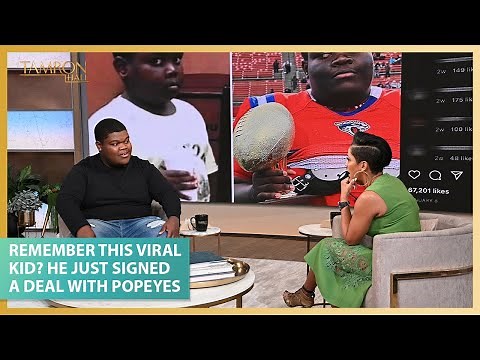 Remember This Viral Kid? He Just Signed A Deal With Popeyes