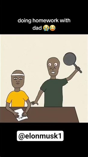 Doing homework with dad be like🤣(Best animation meme) #shorts #anime #4k