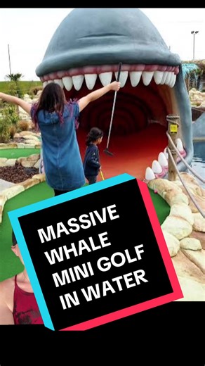 ‼️ Submechanophobia ‼️ Massive whale Moby Dick mini-golf statue submerged in water in the United Kingdom #submechanophobia #whale #whales #megalophobia #thalassophobia