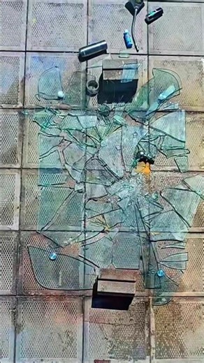 “Glass Smash in Slow Motion 💥 “Breaking Glass Experiment 🔥