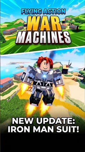 Found the INSANE Iron Man Suit in Roblox War Machines! 🤖🔥 #roblox #shorts