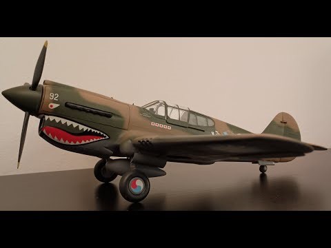 1967 Built Revell 1/32 Curtiss P-40E “Flying Tiger"